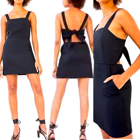 Aritza Wilfred Tie Back Mini Dress Size 8 - Picture 6 of 12